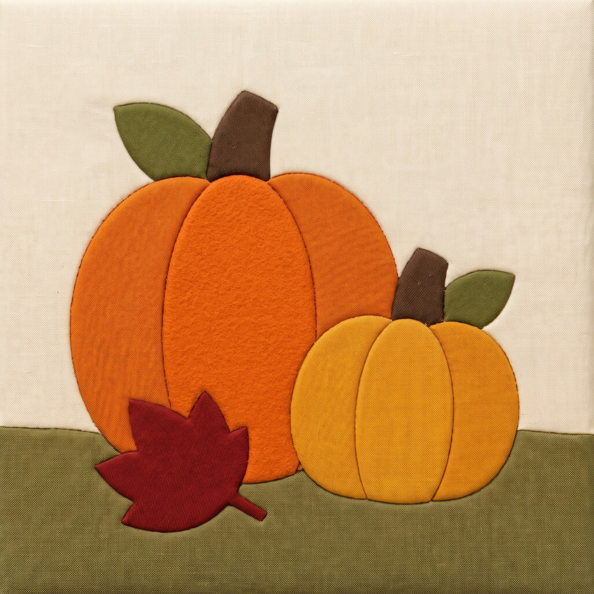 Autumn Pumpkins – No-Sew Fabric Art Kit