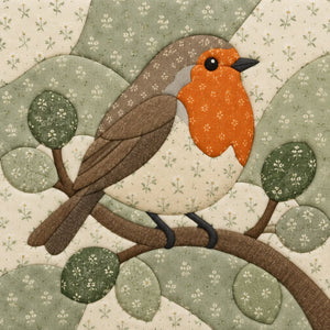 Garden Robin – No-Sew Fabric Art Kit
