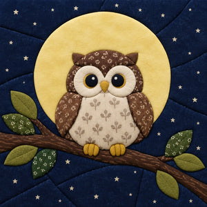 Moon Owl – No-Sew Fabric Art Kit