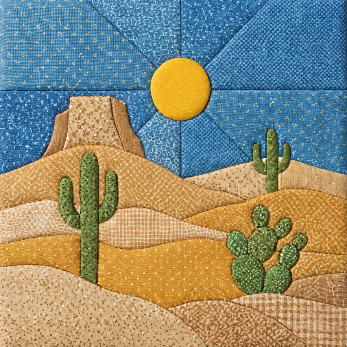 Desert Sun – No-Sew Fabric Art Kit