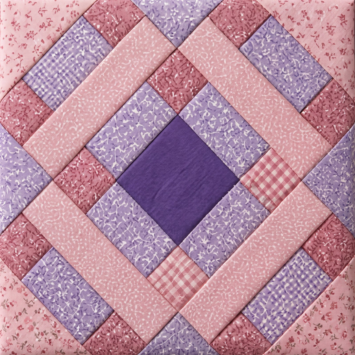 Diamond Quilt – No-Sew Fabric Art Kit