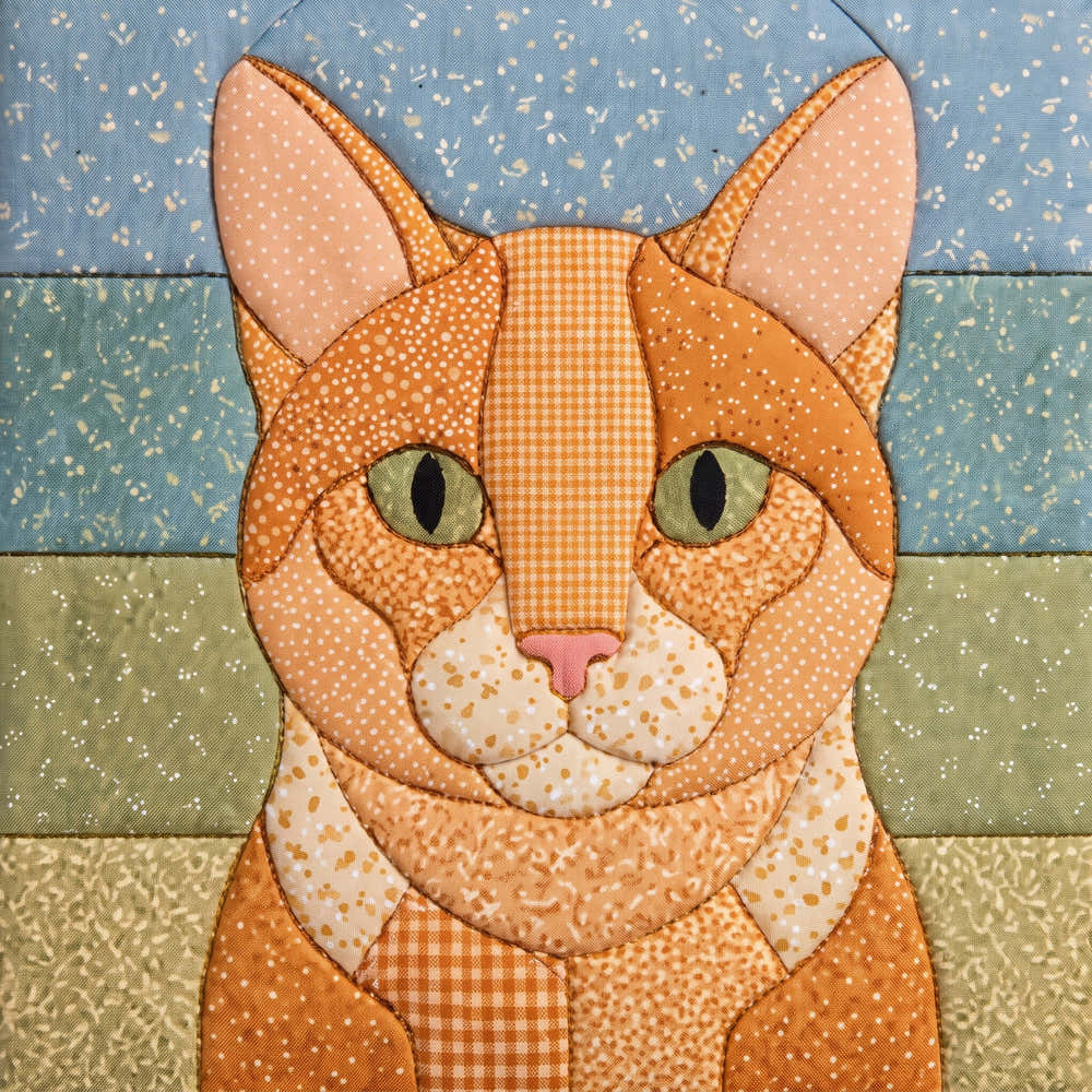 Ginger Kitten – No-Sew Fabric Art Kit