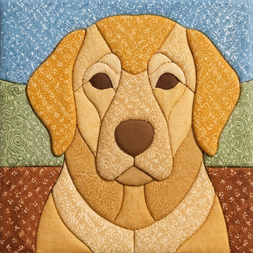 Golden Retriever – No-Sew Fabric Art Kit