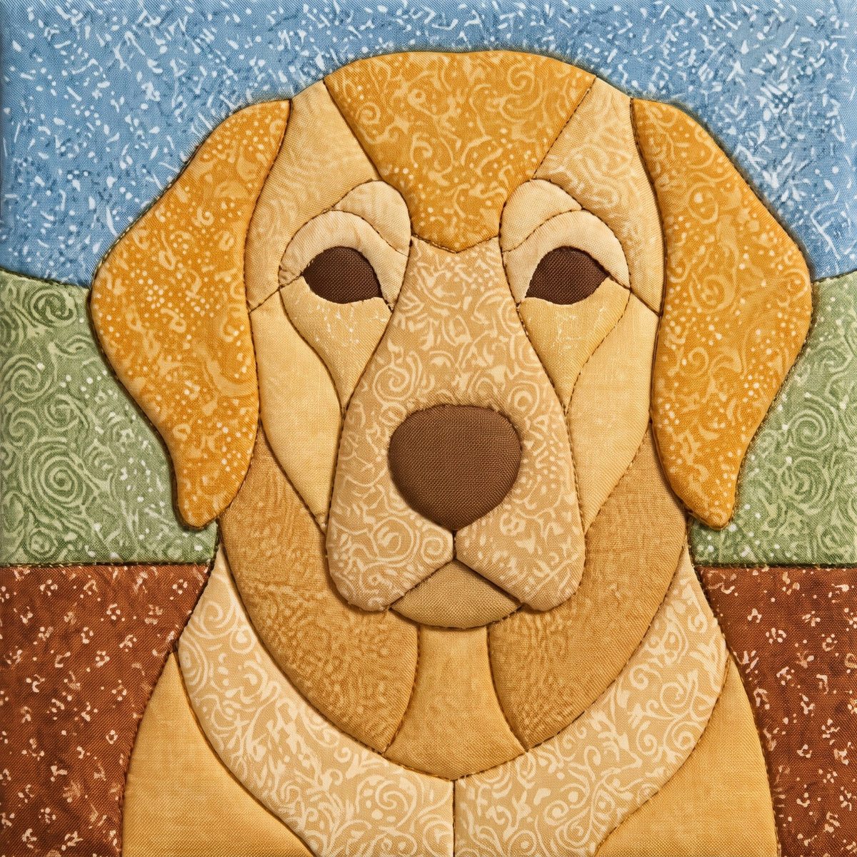 Golden Retriever – No-Sew Fabric Art Kit
