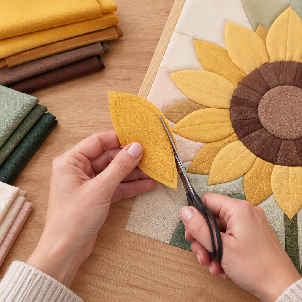 Cut a fabric piece