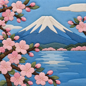 Mountain in Bloom – No-Sew Fabric Art Kit