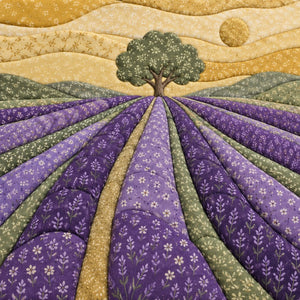 Lavender Fields – No-Sew Fabric Art Kit