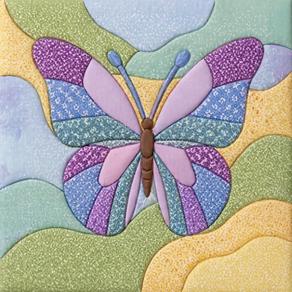 Lavender Butterfly – No-Sew Fabric Art Kit