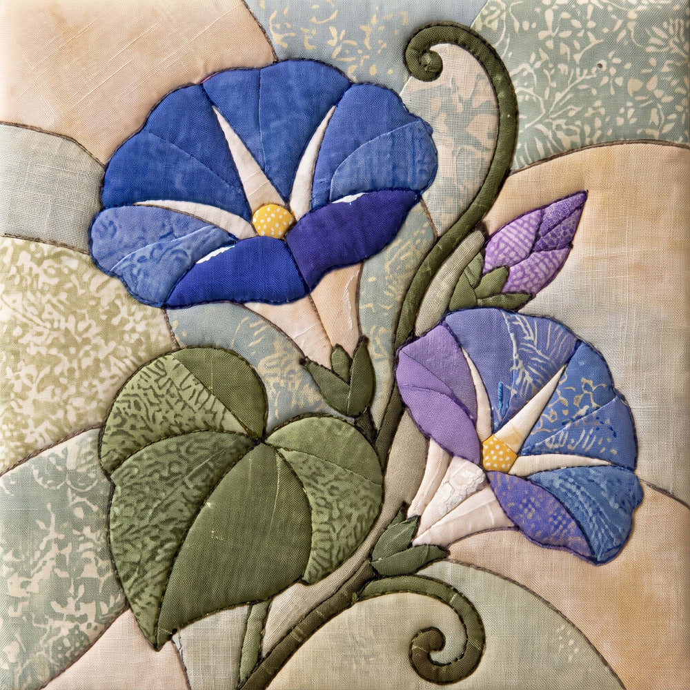 Morning Glory – No-Sew Fabric Art Kit