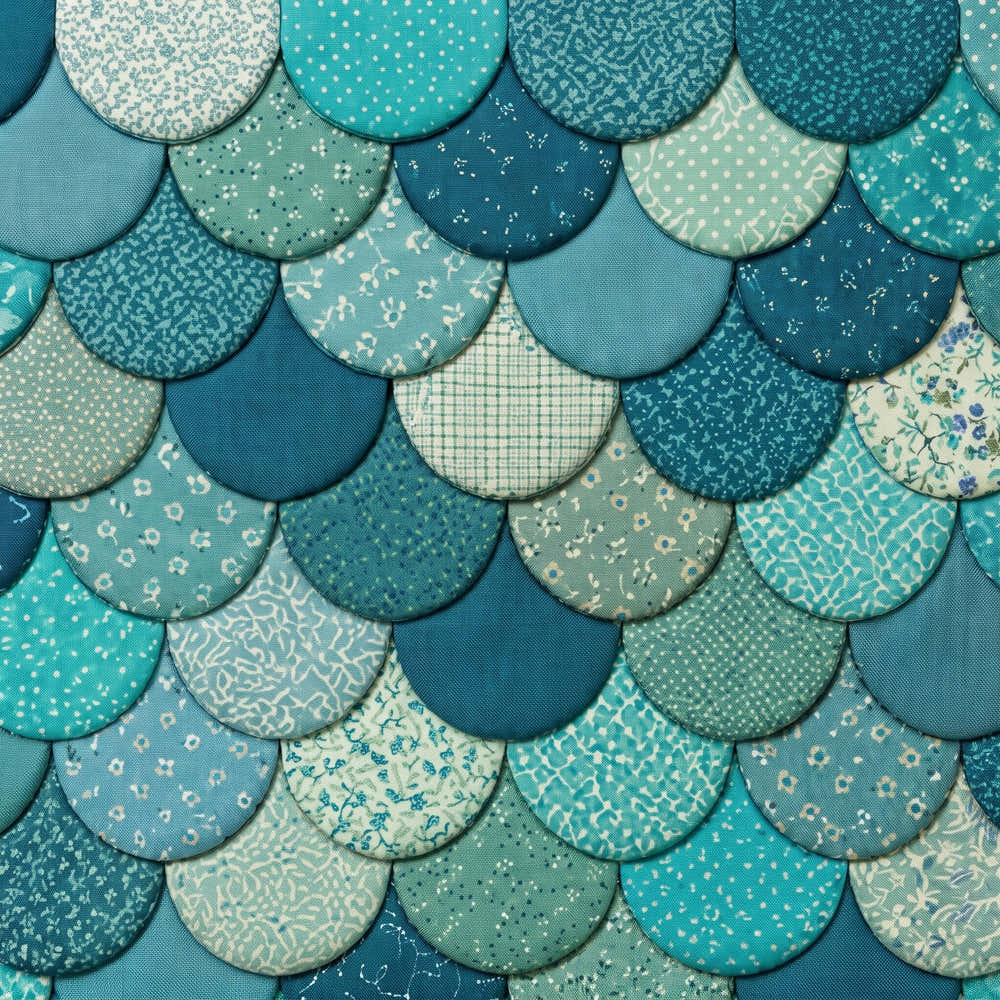 Ocean Scales – No-Sew Fabric Art Kit