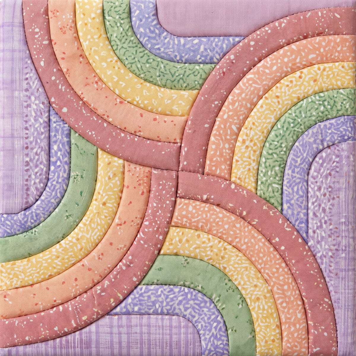 Pastel Rainbow – No-Sew Fabric Art Kit