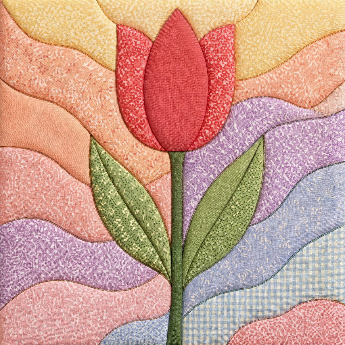 Pink Tulip – No-Sew Fabric Art Kit