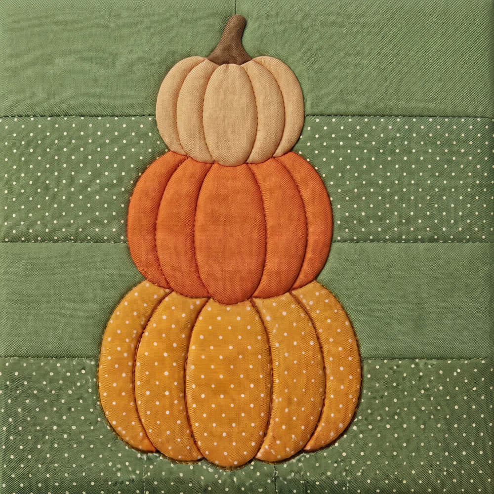 Pumpkin Stack – No-Sew Fabric Art Kit