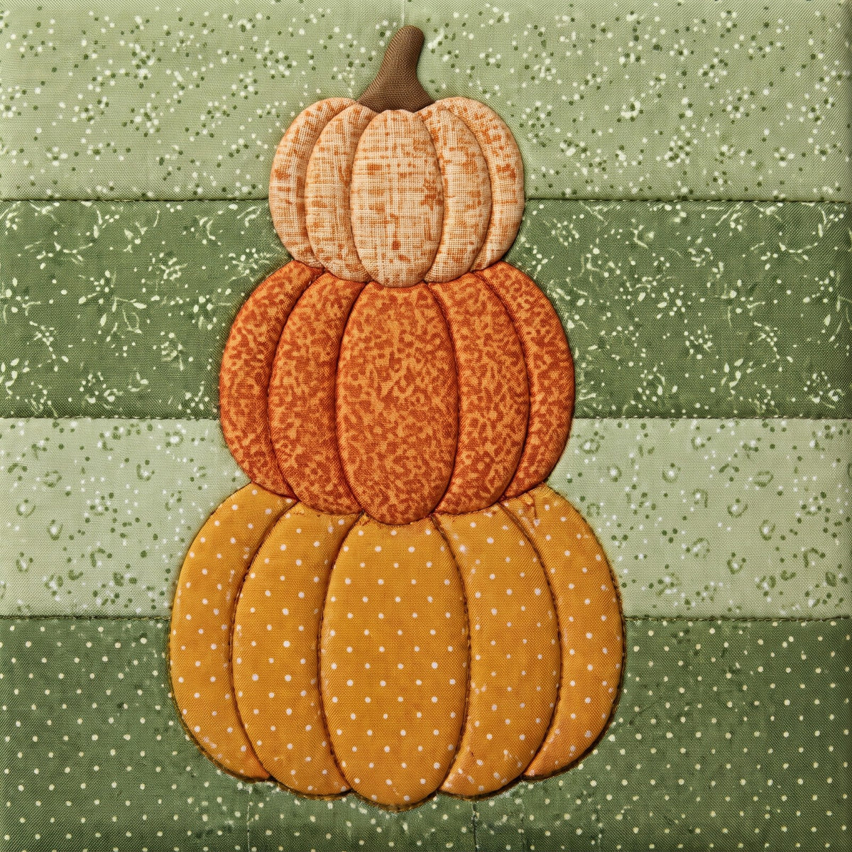 Pumpkin Stack – No-Sew Fabric Art Kit