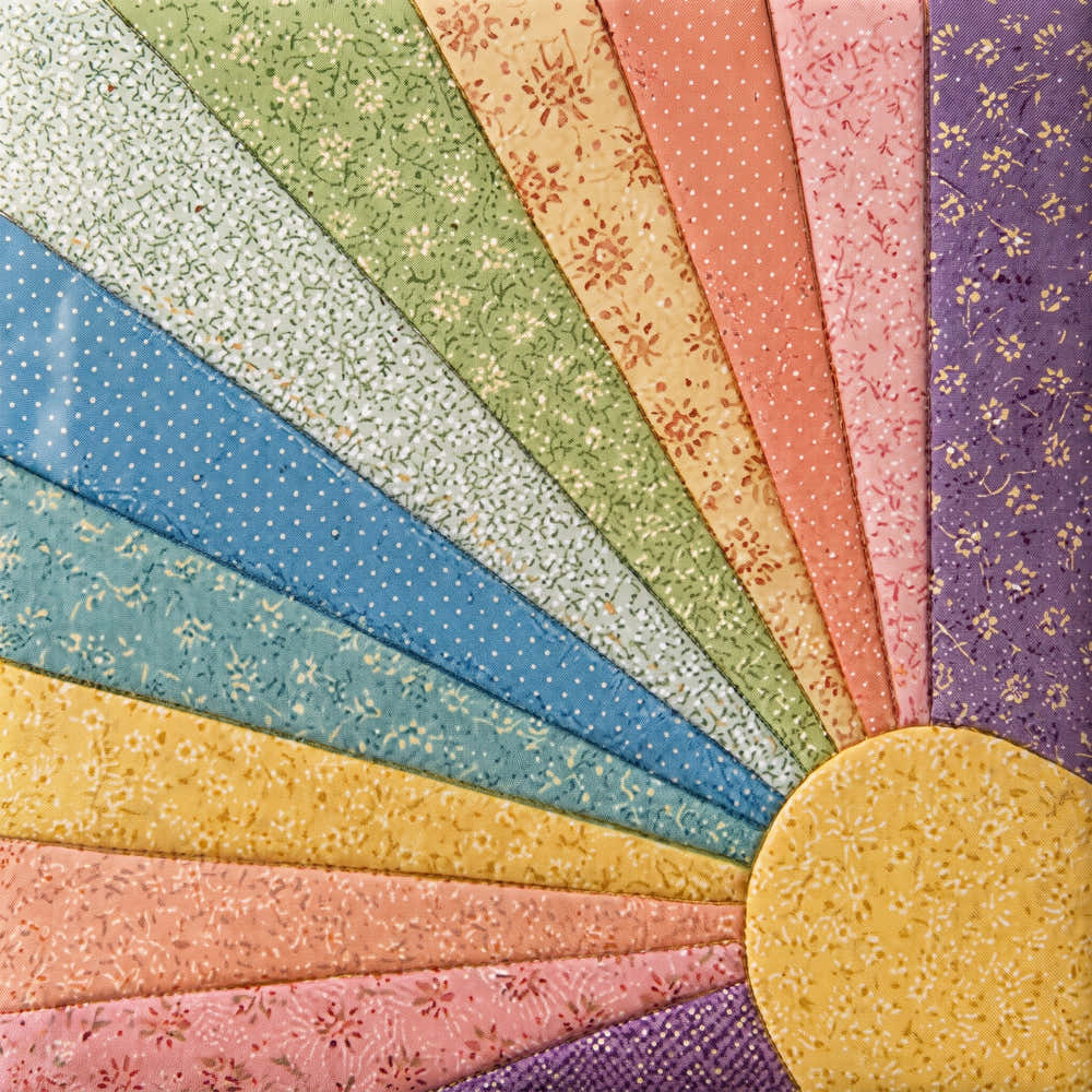 Rainbow Rays – No-Sew Fabric Art Kit