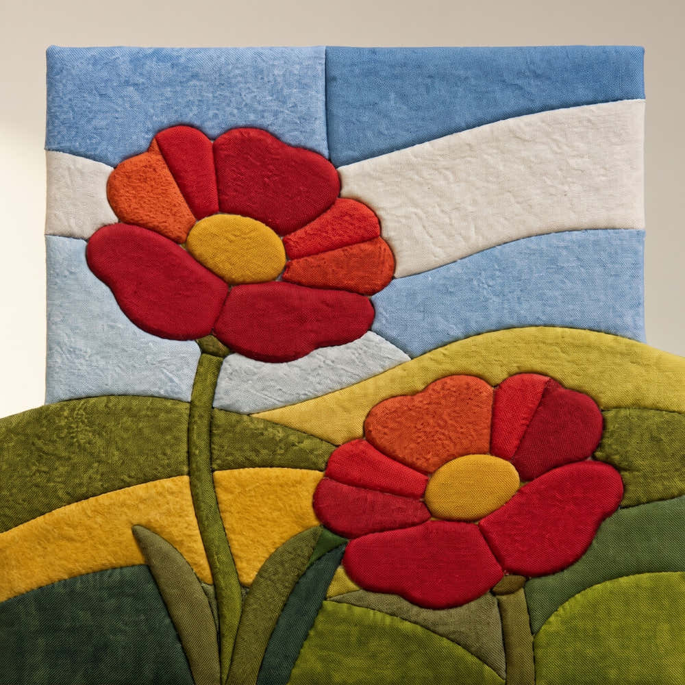 Red Poppies – No-Sew Fabric Art Kit