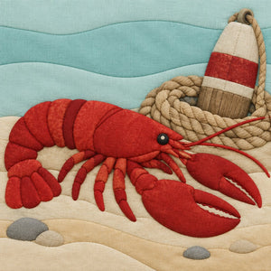 Seaside Lobster – No-Sew Fabric Art Kit