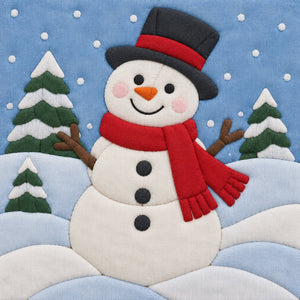 Happy Snowman – No-Sew Fabric Art Kit