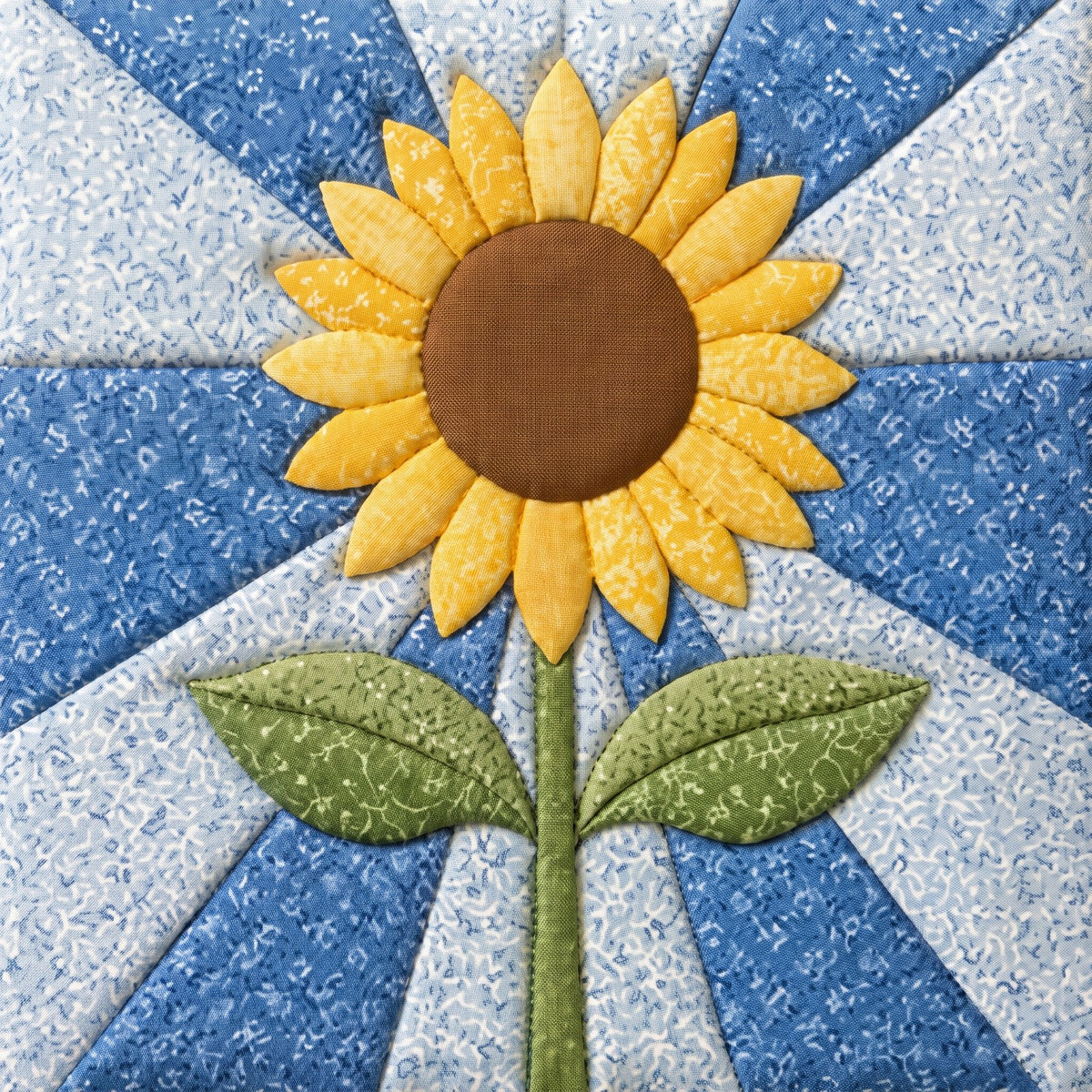Sunflower Star – No-Sew Fabric Art Kit