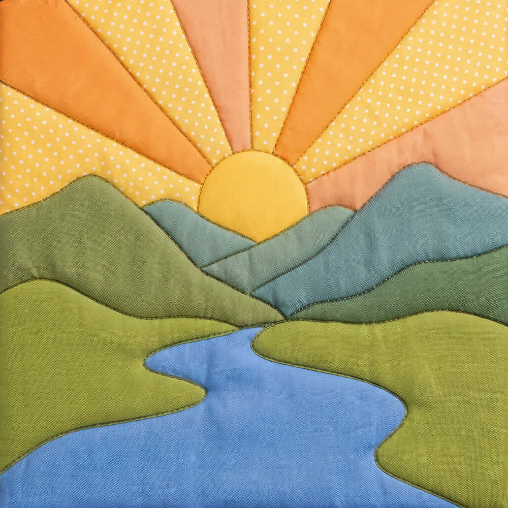 Valley Sunrise – No-Sew Fabric Art Kit